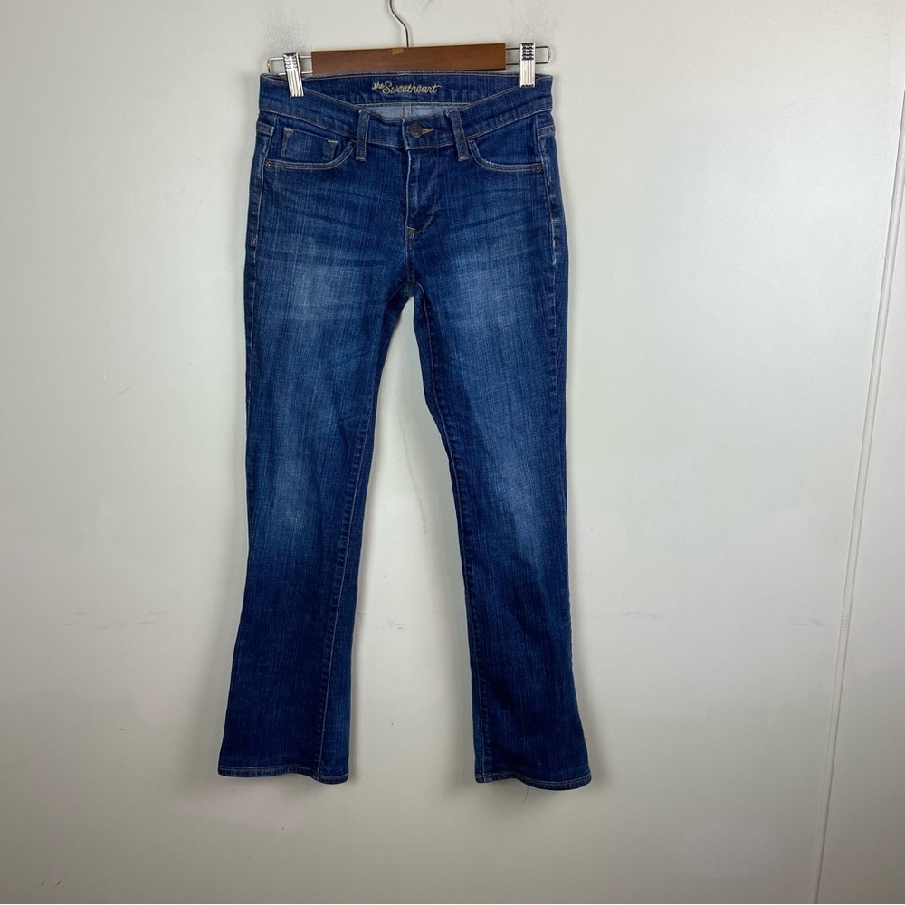 Old‎ Navy the Sweetheart Bootcut Flare Blue Denim Jeans Size 0 Classic y2k